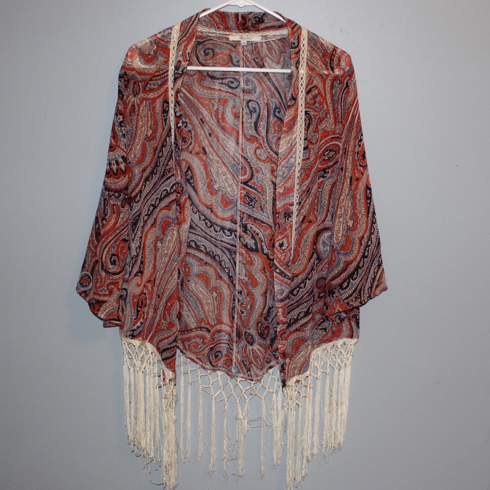 MISS ME boho kimono cardigan